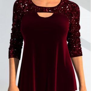 Long Sleeve Round Neck T Shirt